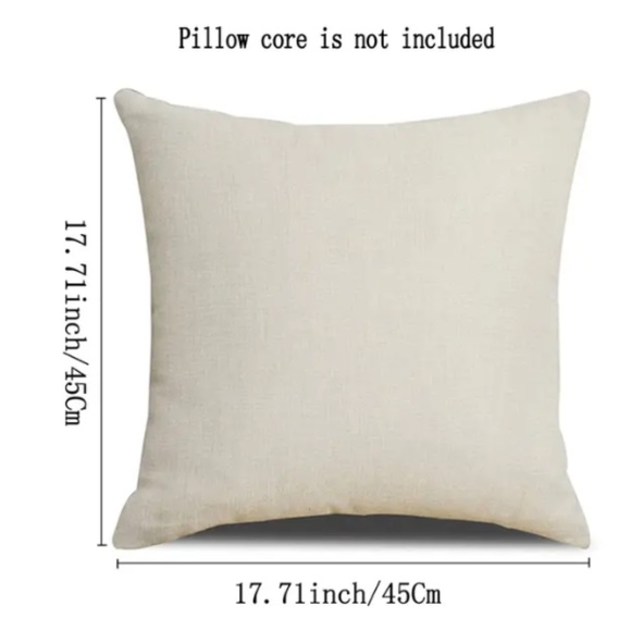 NEW "LOVE" STARS & STRIPES PATRIOTIC 4TH OF JULY DECOR LINEN PILLOW COVER 17.7" - Picture 2 of 2